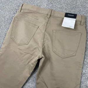 Banana Republic Pants Men 32x36 (Fit 33x35) Traveler Skinny Chino Commuter NWOT - Picture 1 of 12