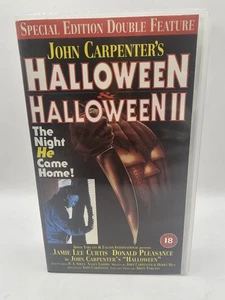 Halloween 1 & Halloween 2 Double Feature VHS - Special Edition Horror Films PAL - Picture 1 of 7