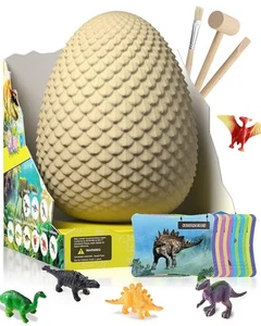 Jumbo Dino Egg Excavation Dig Kit, Archeology Educational Science STEM Toy, C... - Picture 1 of 9