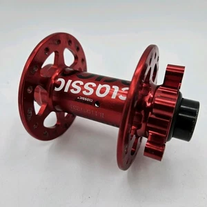 American Classic Front Hub 15 mm Thru Axle, 100 mm, Disc, 32h, Red Anodized - Picture 1 of 4