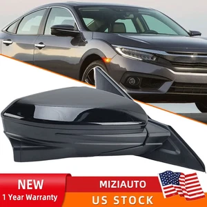 Passenger Side Mirror Power Heated View Camera For 2016-2021 Honda Civic Sedan - Picture 1 of 14