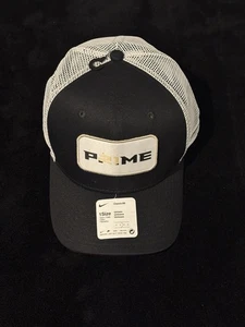 Nike Adult OSFM Coach Prime Classic99 Truck Hat Black w/ White Mesh Snapback NWT - Picture 1 of 3