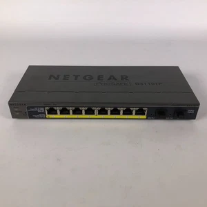 Netgear ProSafe GS110TP 8x Power over Ethernet Gigabit Smart Switch - No Adapter - Picture 1 of 6