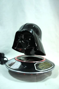 RARE! Bradford Exchange Star Wars Darth Vader Levitating Helmet w/ Light Up Base - Picture 1 of 15