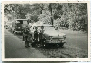 Orig. Foto Auto LLOYD 600 Kennz. B-EH 821, VW Bulli, Frontscheibe geteilt  50er - Picture 1 of 1