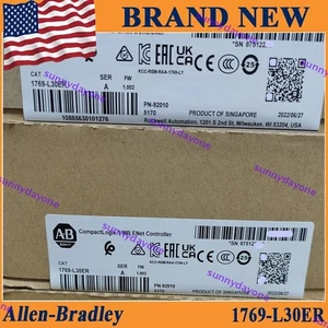 NEW FACTORY SEALED 1769-L30ER PLC CompactLogix 1MB ENet Controller - Picture 1 of 7