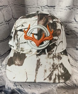 NWOT Browning Embroidered Logo Adjustable Camo Trucker Hat Hunting Antlers - Bild 1 von 4