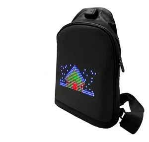 Borsa a tracolla con schermo LED - Controllata da APP - Display HD - Foto 1 di 1