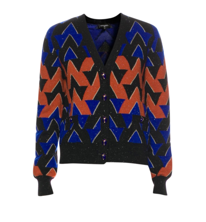 CHANEL Cardigan Geometric Sweaters for Women for sale | eBay