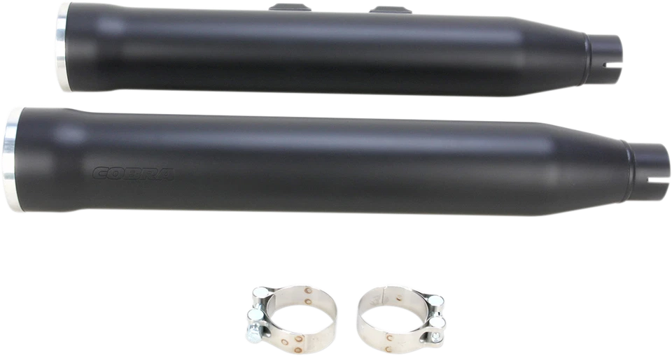 Cobra 3 pulgadas. Silenciador sin cordones con puntas RacePro negro 6052B Foto 1 de 1