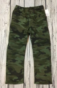 Gap Boys 3 / 3T Green Camouflage Soft Denim High Stretch Slim Jeans. Nwt - Picture 1 of 5