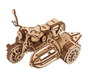 Mechanical UGEARS wooden 3D puzzle Model Hagrid Flying Motorbike Constructor kit - Picture 1 of 11