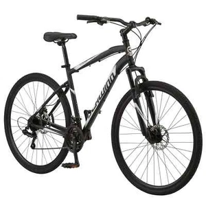 Schwinn 700c Glenwood Hybrid Bike, Steel Hybrid Frame, 21-Speed Bicycle, Black - Picture 1 of 6