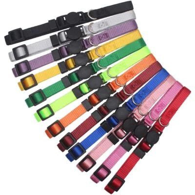 Lot de 12 Expedition Chasse Réglable Collier pour Chiens et Chats avec Boucle... - Photo 1/4