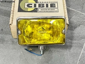 CIBIE IODE 35 CHROME FOG LIGHT YELLOW LENS 1 Pcs. NOS Made in Frence - Picture 1 of 14