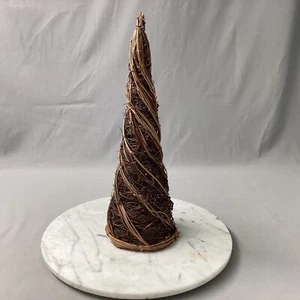 Holiday Table Top Twig Wood 13.25 Inch Christmas Tree 4.25 In Base - Picture 1 of 5