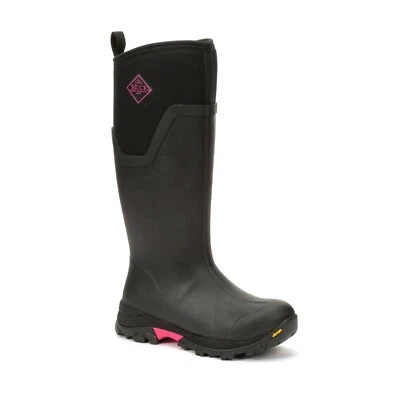 Muck Boot Women's Arctic Ice Tall + Vibram Arctic Grip A.T. - Black/Hot Pink - Image 1 of 3