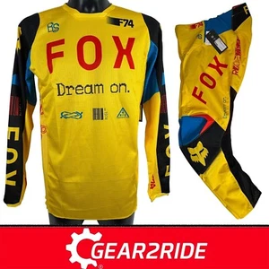 2025 FOX MX Kit Combo - Fox Racing Racespec Yellow Motocross Kit - AMAZING DEAL - Picture 1 of 6