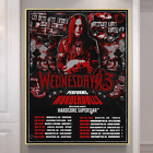 WEDNESDAY 13 Performs Murderdolls 2024 UK & European Tour Poster