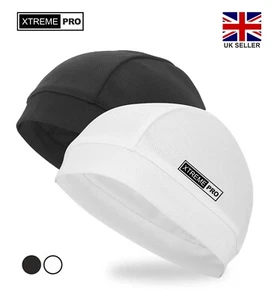 Xtreme Pro soft cotton skull cap Beanie hat Bike/Motorbike Under Helmet Liner UK - Picture 1 of 11