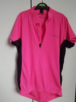 Ladies Fuscia Pink Muddy Fox Cycling Top Size 8 - Image 1 of 4
