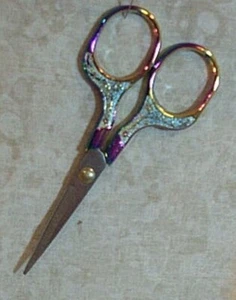 Embroidery Scissors Sewing Thread Snips Cutter Trimmer Fabric Shears 5 by 2 1/2" - Picture 1 of 1