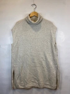 C.T.plage Turtleneck Sleeveless Sweater Asiatic Raccoon Wool Size 38 Small - Picture 1 of 9