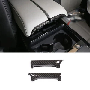 Tira de caja reposabrazos consola central de fibra de carbono para Range Rover Evoque 2020-2023 - Imagen 1 de 12