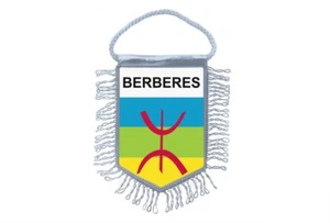 Mini Banner Flagge Wimpel Fenster Spiegel Autos Banner Amazigh Berber Kabylie - Bild 1 von 1