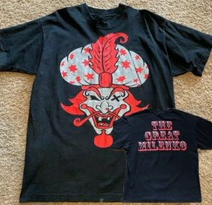 T-shirt noir 2 côtés Insane Clown Posse The Great Milenko unisexe XA894 - Photo 1/4