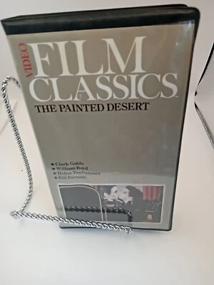 VHS Film Classics The Painted Desert (Clark Gable,Helen Twelvetrees William Boyd Foto 1 de 3