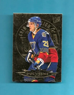 95-96 Fleer ULTRA GOLD MEDALLION Card # 138 STEVE DUCHESNE ST. LOUIS BLUES SHARP - Image 1 of 2