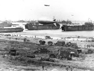 7x5 Gloss Photo ww8B4 Normandy D-Day Omaha Beach Vue Generale - Picture 1 of 1