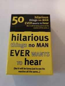 50 things no man ever wants to hear card game. - Picture 1 of 1