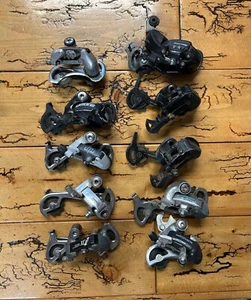 Lot of 10 Rear Derailleurs Shimano Suntour Sram - Picture 1 of 6