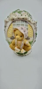 Cherished Teddies Girl With Chicks 1996 Dated 1997 Egg Bear Figurine 203017 - Picture 1 of 12
