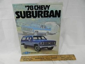 1978 Chevy Suburban Chevrolet Verkaufsprospekt - 8K1 - Bild 1 von 5
