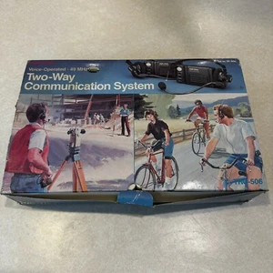 Vintage Radio Shack Hands Free Walkie Talkie Headset TRC-506 Boxed Pair  - Picture 1 of 9