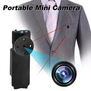 Mini camicia con bottoni DVR HD 1080p fotocamera piccola rete di sicurezza wireless tata Regno Unito - Foto 1 di 20