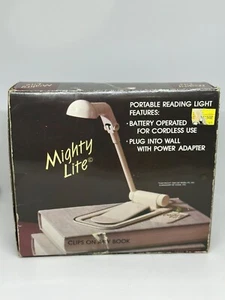 VTG 80's Mighty Lite By Mobilite Portable Reading Light New In Box TESTED - Picture 1 of 6
