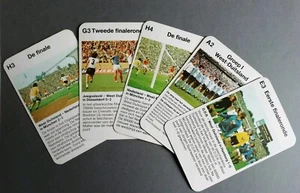 Rare Vintage 1974 World Cup QUARTET - 5 cards - WEST GERMANY - Picture 1 of 8