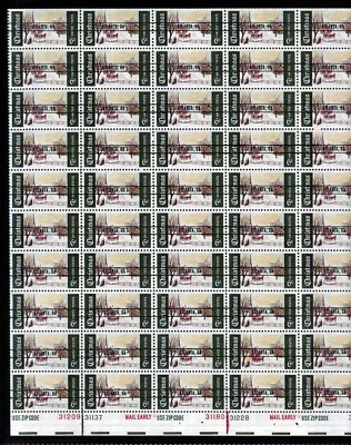 #1384a CHRISTMAS CITY PRECANCELS MINT SHEET SET OF 4. F-VF NH.  BV $275 - Image 1 of 4