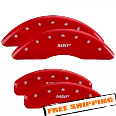 MGP 15215SMGPRD Gloss Red Caliper Covers for 15-18 Audi S8 — 第 1/3 张图片
