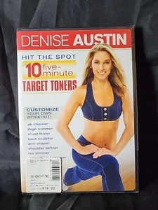 Denise Austin : Hit The Spot : 10 five m DVD.           2cntr-4 - Picture 1 of 2