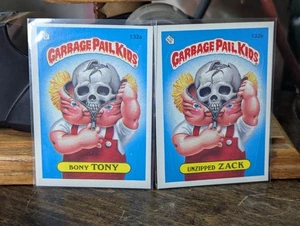 1986 Topps Garbage Pail Kids ~Serie 4~ #132a Bony Tony/#132b Unzipped Zack -NM- - Bild 1 von 5