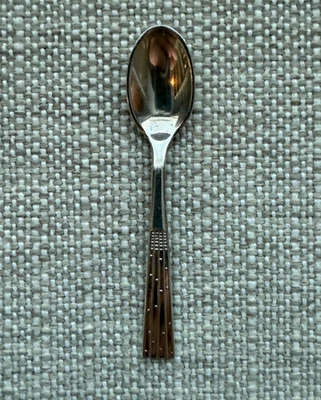 Cuchara de sal danesa de plata de ley A. Michelsen Champagne Orla Vagn Mogensen Foto 1 de 4