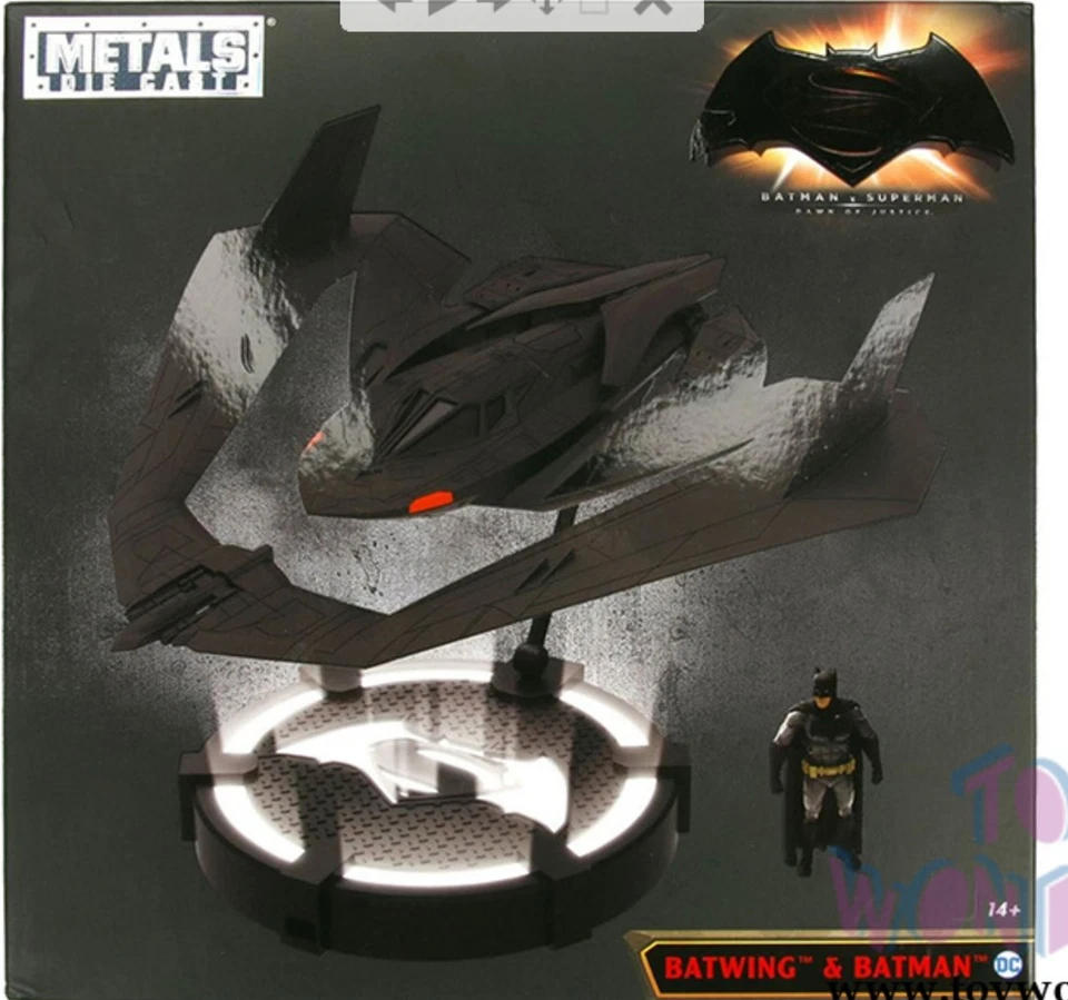 Jada Toys Metals Die Cast Batwing 1:32 Batman v Superman Dawn of Justice 2017 Foto 1 de 4