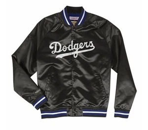 Mitchell & Ness Cooperstown Los Angeles Dodgers Lightweight Satin Jacket XL - Picture 1 of 2