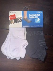 Calcetines para hombre Hanes 6-12 - negros, paquete de 12 - Imagen 1 de 7