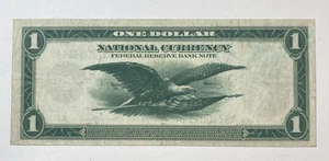 1918 $1 Large Size Federal Reserve Boston Nice VF+ - Picture 1 of 2